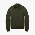 Washable Wool Quarter-Zip Sweater