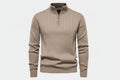 Zip Classic Knit Sweater