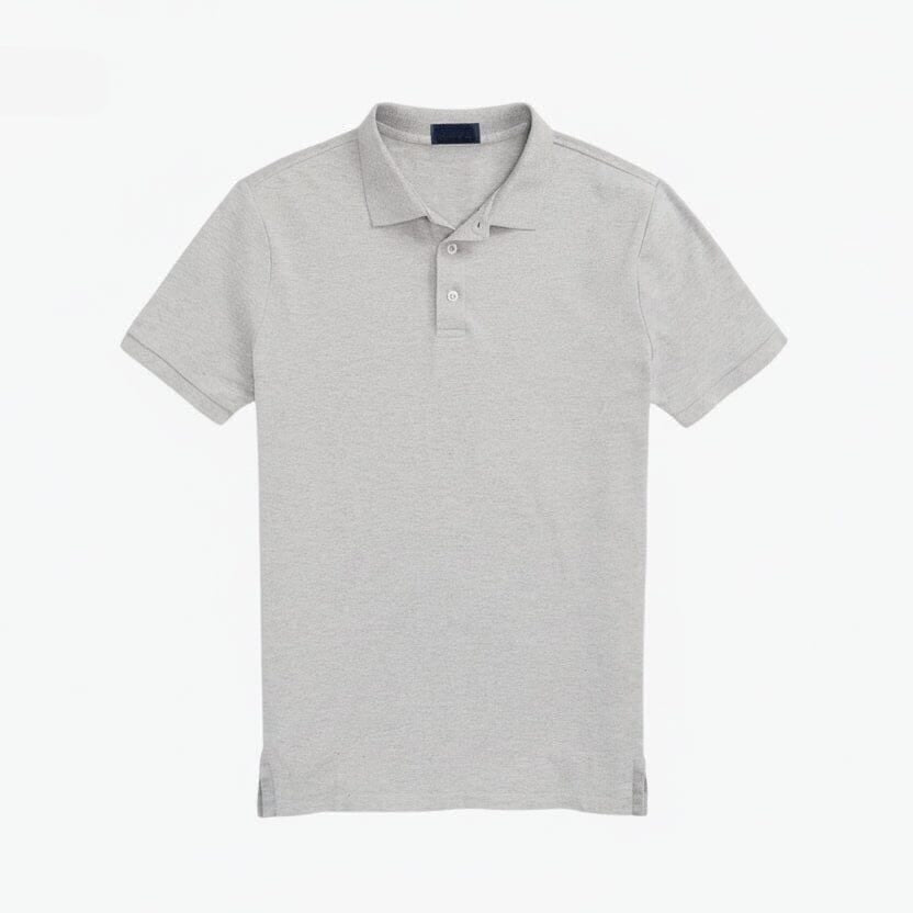 Custom Slim Fit Stretch Mesh Polo Shirt