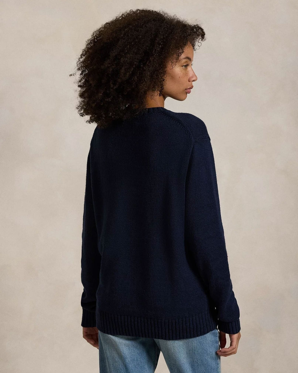Polo Bear Cotton-Linen Sweater